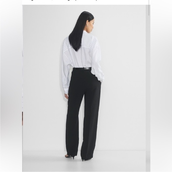 Aritzia Wilfred The Effortless Pant in Black Sz 14 - Picture 4 of 13